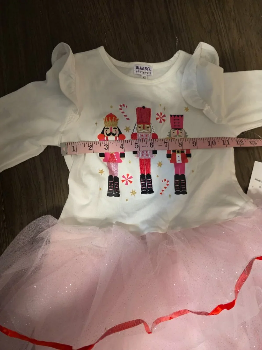 Blueberi Boulevard Girls Nutcracker Tutu Dress Leggings Set NWT Christmas 6X